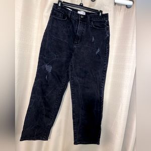 Universal Thread Black Straight Leg Jeans Size 6